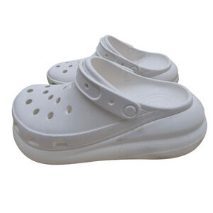 NEW Crocs Mega Crush Platform Clog Unisex White women's size 11